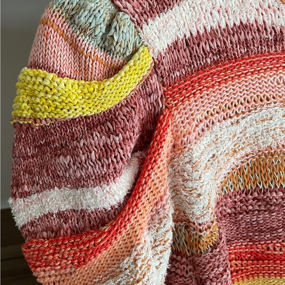 Ulla Johnson Odie Striped Crochet Sweater, Size 00 to 0 - Picture 8 of 16